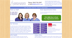 Desktop Screenshot of parkvilleheightsanimalhospital.com